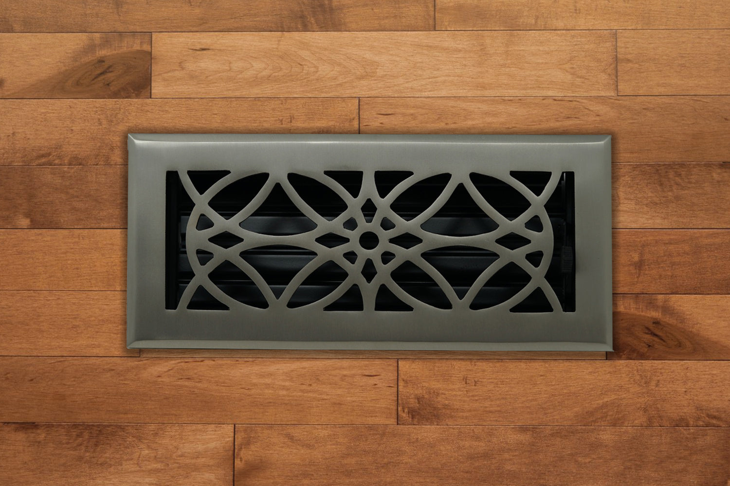 Cast Brass Empire Vent Cover Brushed Nickel Madelyn Carter
