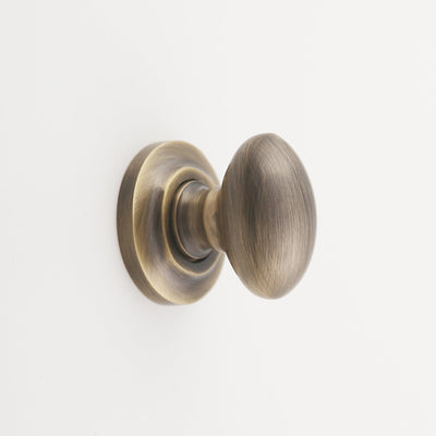 Alexander Solid Brass Cabinet Knob with Base