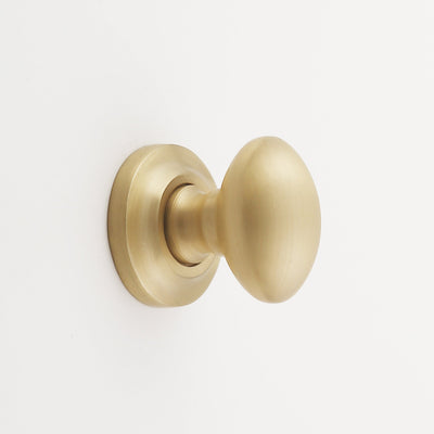 Alexander Solid Brass Cabinet Knob with Base