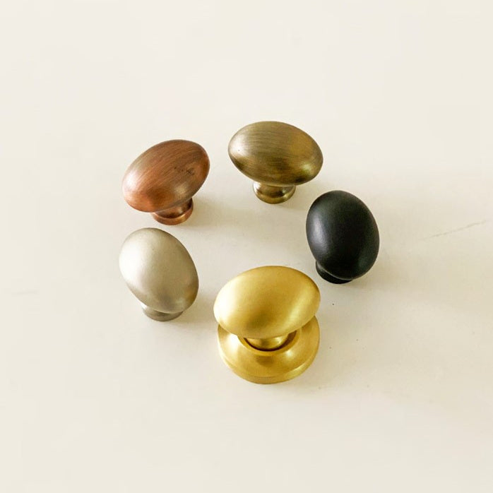 Alexander Solid Brass Cabinet Knob with Base