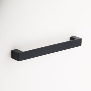 Gabrielle Solid Brass Drawer Pull - 6.25 Inch Centers Matte Black