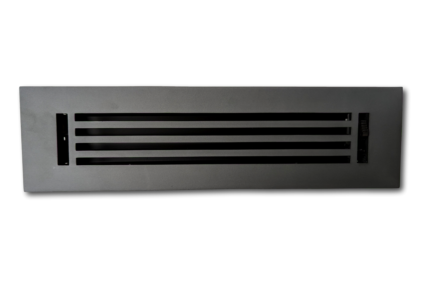 Cast Aluminum Linear Bar Vent Covers - Carbon Gray 2 x 12 (Overall 3.75 x 13.75)