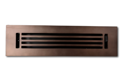 Cast Aluminum Linear Bar Vent Covers - Oil Rubbed Bronze