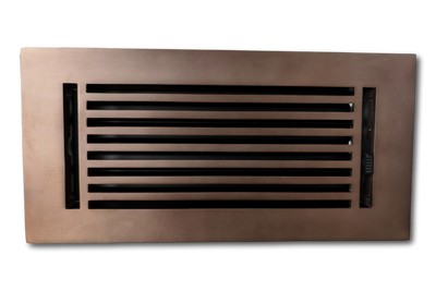 Cast Aluminum Linear Bar Vent Covers - Oil Rubbed Bronze