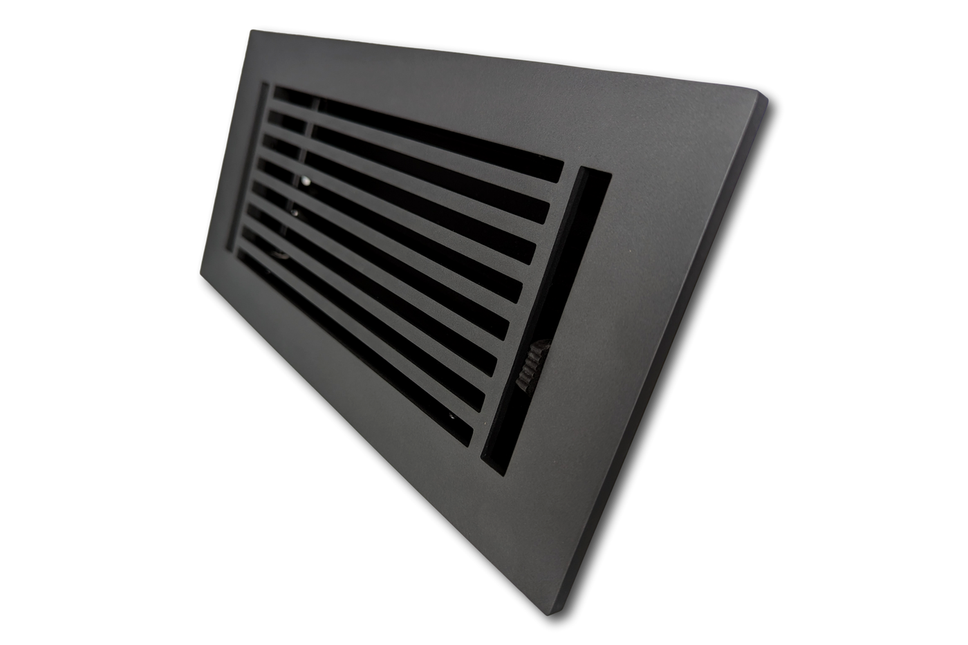 Cast Aluminum Linear Bar Vent Covers - Carbon Gray