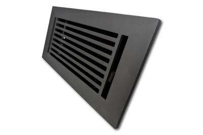 Cast Aluminum Linear Bar Vent Covers - Carbon Gray