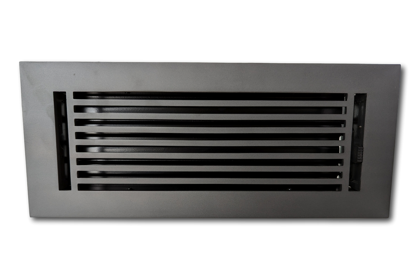 Cast Aluminum Linear Bar Vent Covers - Carbon Gray 4 x 12 (Overall 5.25 x 13.75)