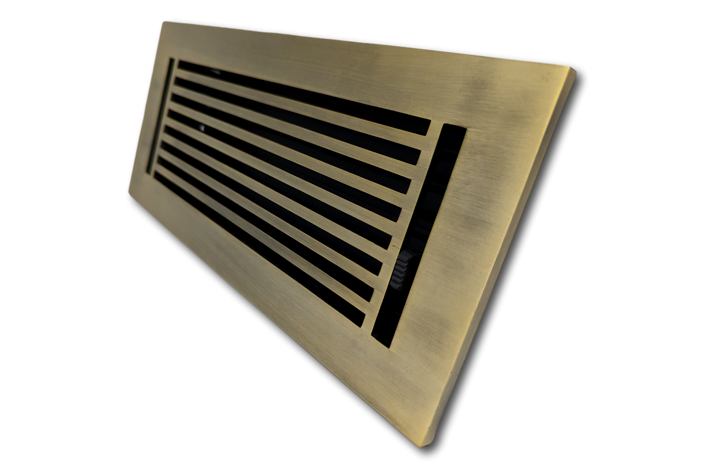 Cast Aluminum Linear Bar Vent Covers - Oxidized Bronze
