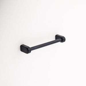 Elsa Solid Brass Drawer Pull - 6 Inch Centers Matte Black