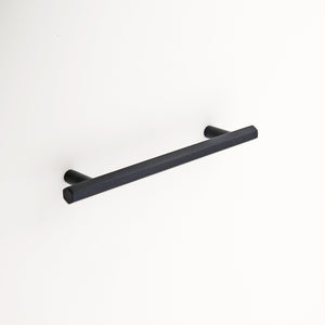 Abigail Solid Brass Drawer Pull - 6 Inch Centers Matte Black