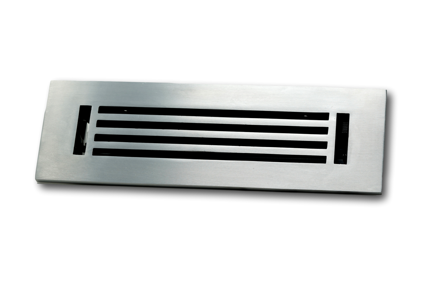 Cast Aluminum Linear Bar Vent Covers - Satin Nickel