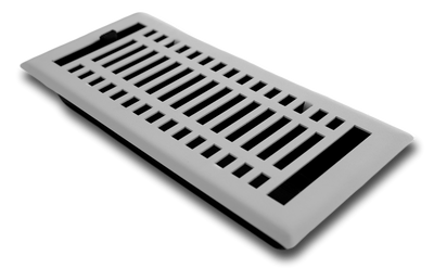 Steel Modern Vent Cover - White