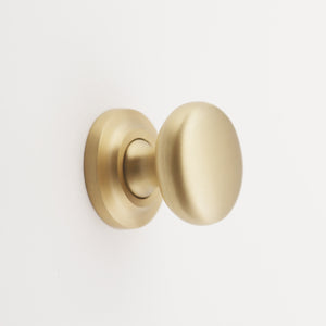 Kayla Solid Brass Cabinet Knob - Satin Brass