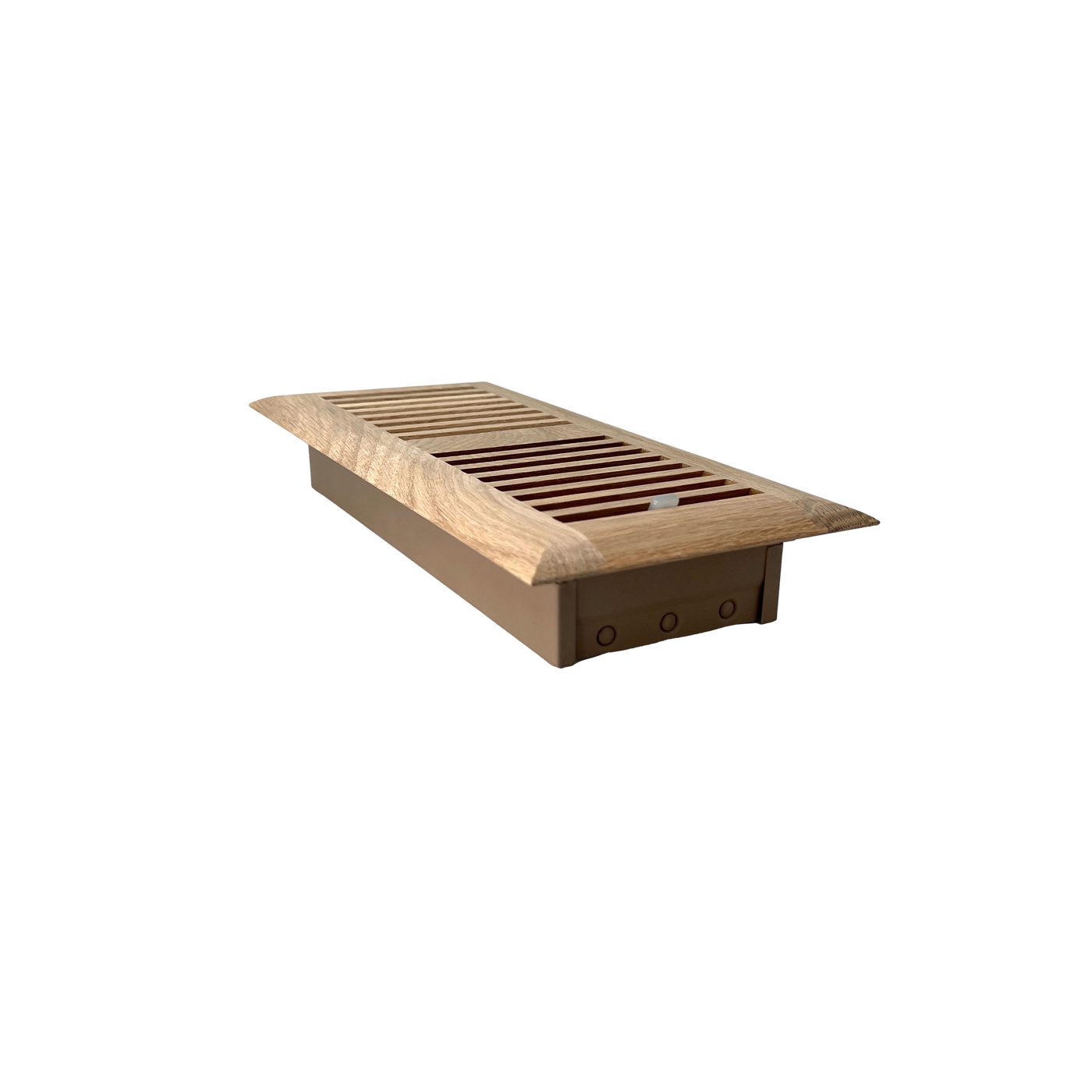 4" x 12" White Oak Wood Register - Drop In Style (Unfinished)