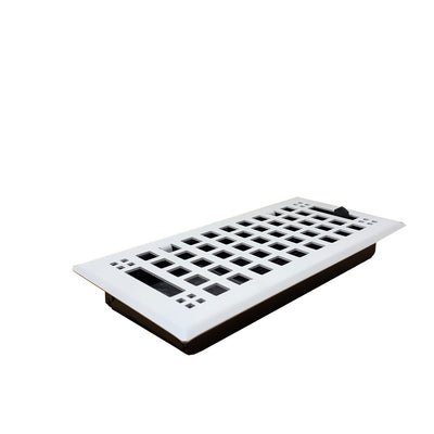 Steel Artisan Vent Covers - White