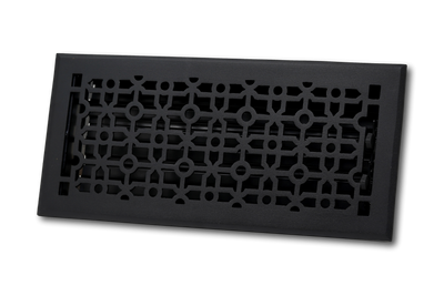 Cast Aluminum Cathedral Vent Cover - Black