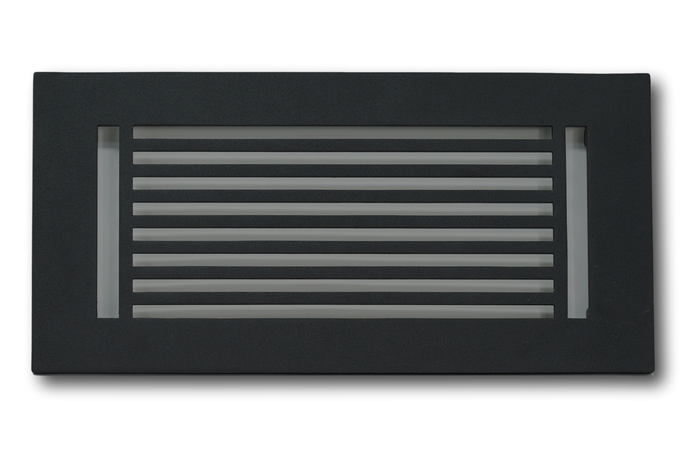 Cast Aluminum Linear Bar Vent Covers - Black