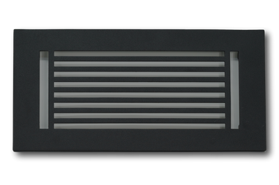 Cast Aluminum Linear Bar Vent Covers - Black