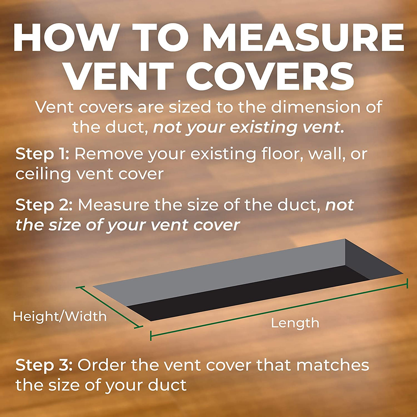 Steel Modern Vent Cover - White